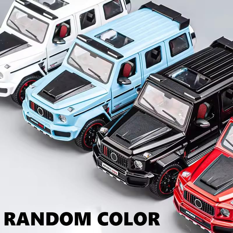 Image of Diecast Mercedes-Benz G Wagon Car AMG G63 - 1:32 Scale Alloy with Light & Sound, Pull-Back Off-Road SUV Toy for Kids & Collectors, Gift for Boys & Car Enthusiasts (Color as per Stock)