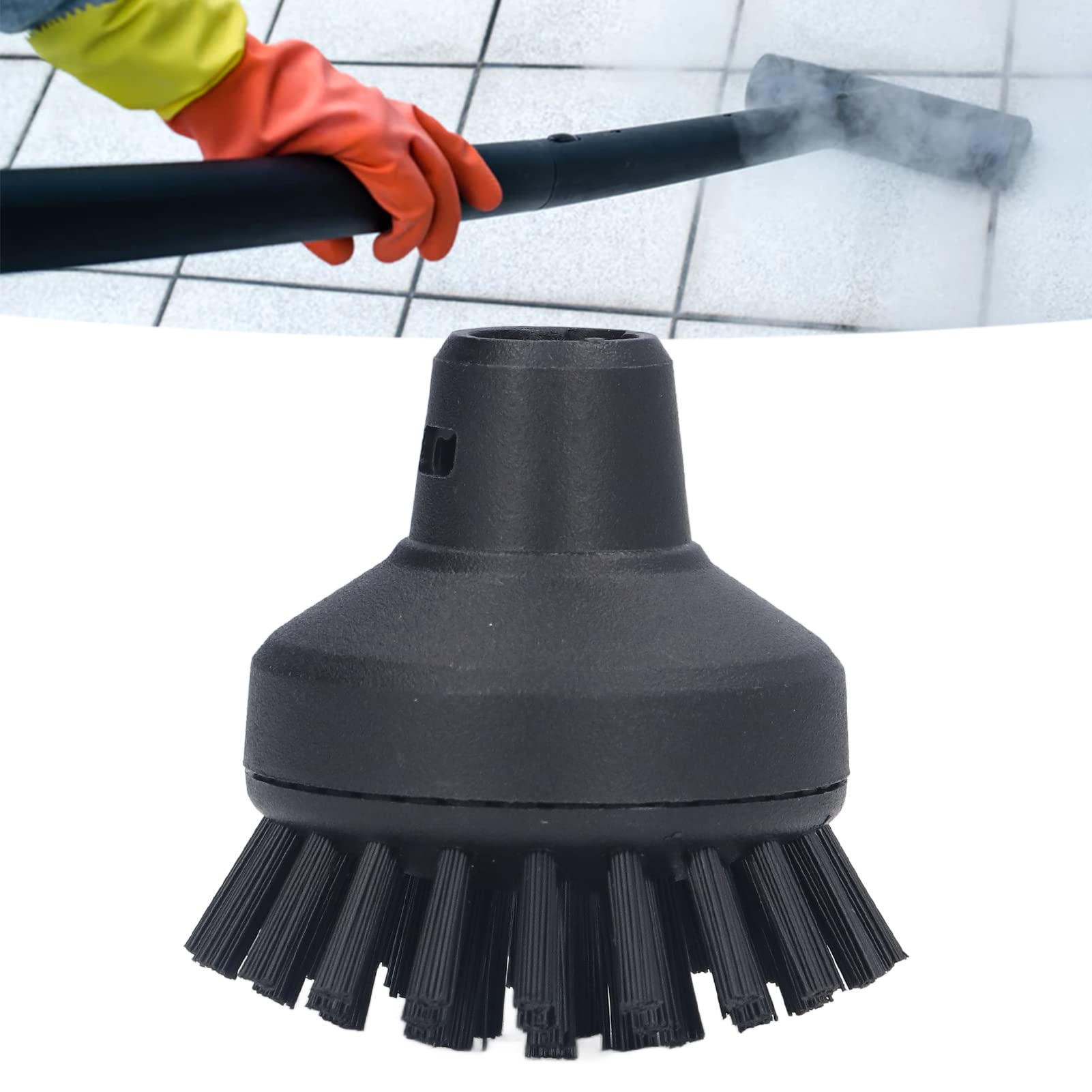 Stoomreiniger, reserveonderdelen, ronde borstel, groot, mondstuk, powermondstukken, ronde borstelset, accessoires geschikt voor Kärcher SC1 SC2 SC3 SC4 SC5 SC7 CTK10