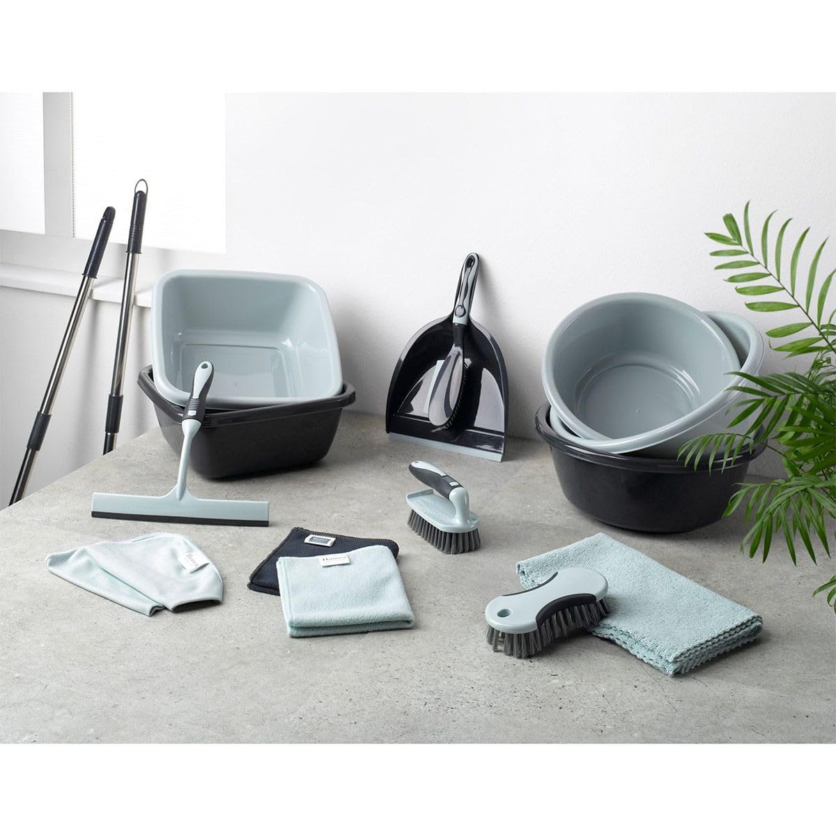 Bassine Carrée Bassin 15L Bleu Givré