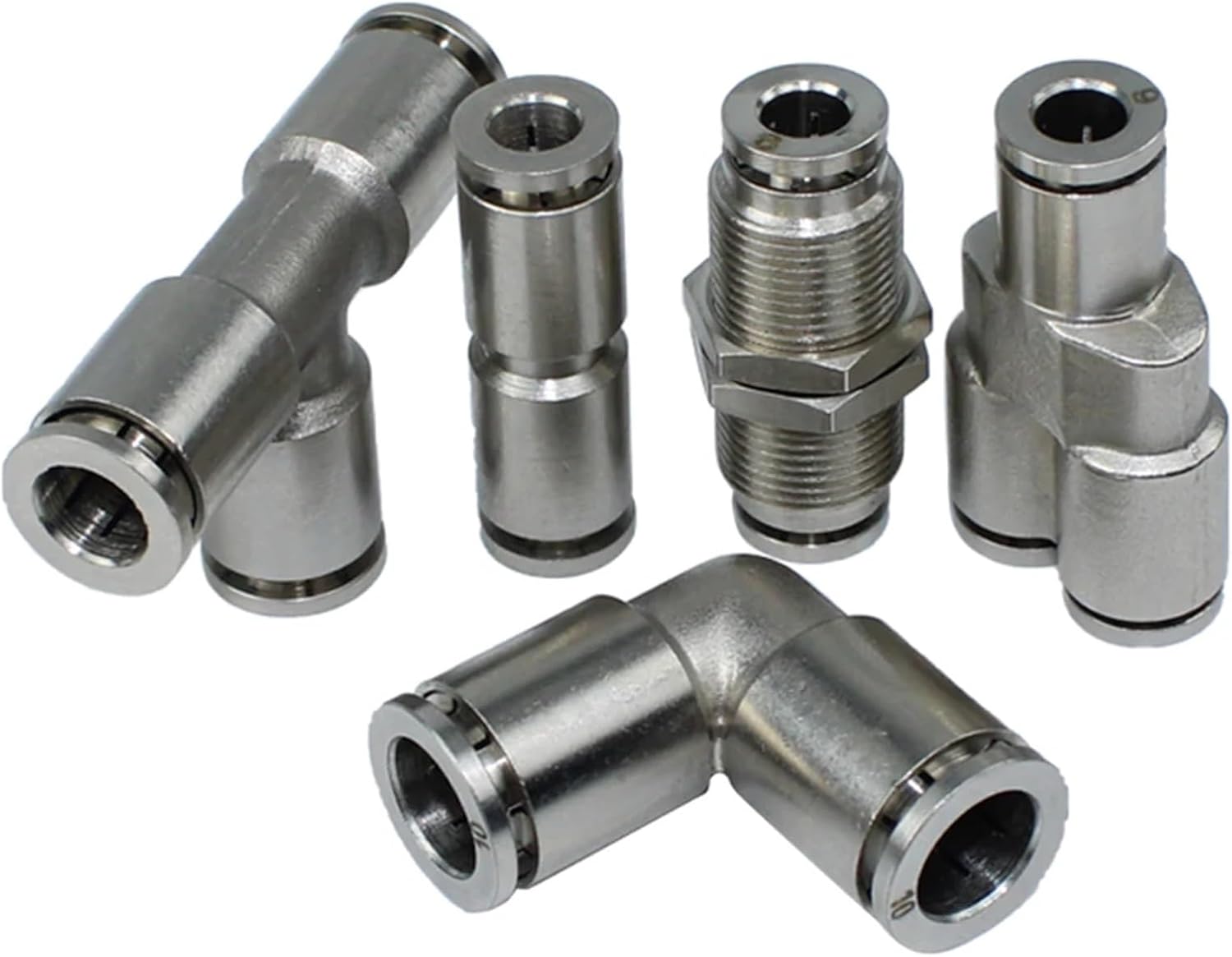 PU PV PE PY PM Brass Metal Pneumatic Quick Connector Straight Through 12mm Air Compressor Hose High Pressure Connector(PE)