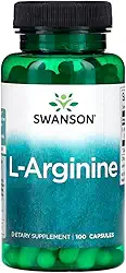 L-Arginina 500mg Swanson 100 Capsulas Importado