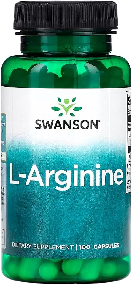 L-Arginina 500mg Swanson 100 Capsulas Importado