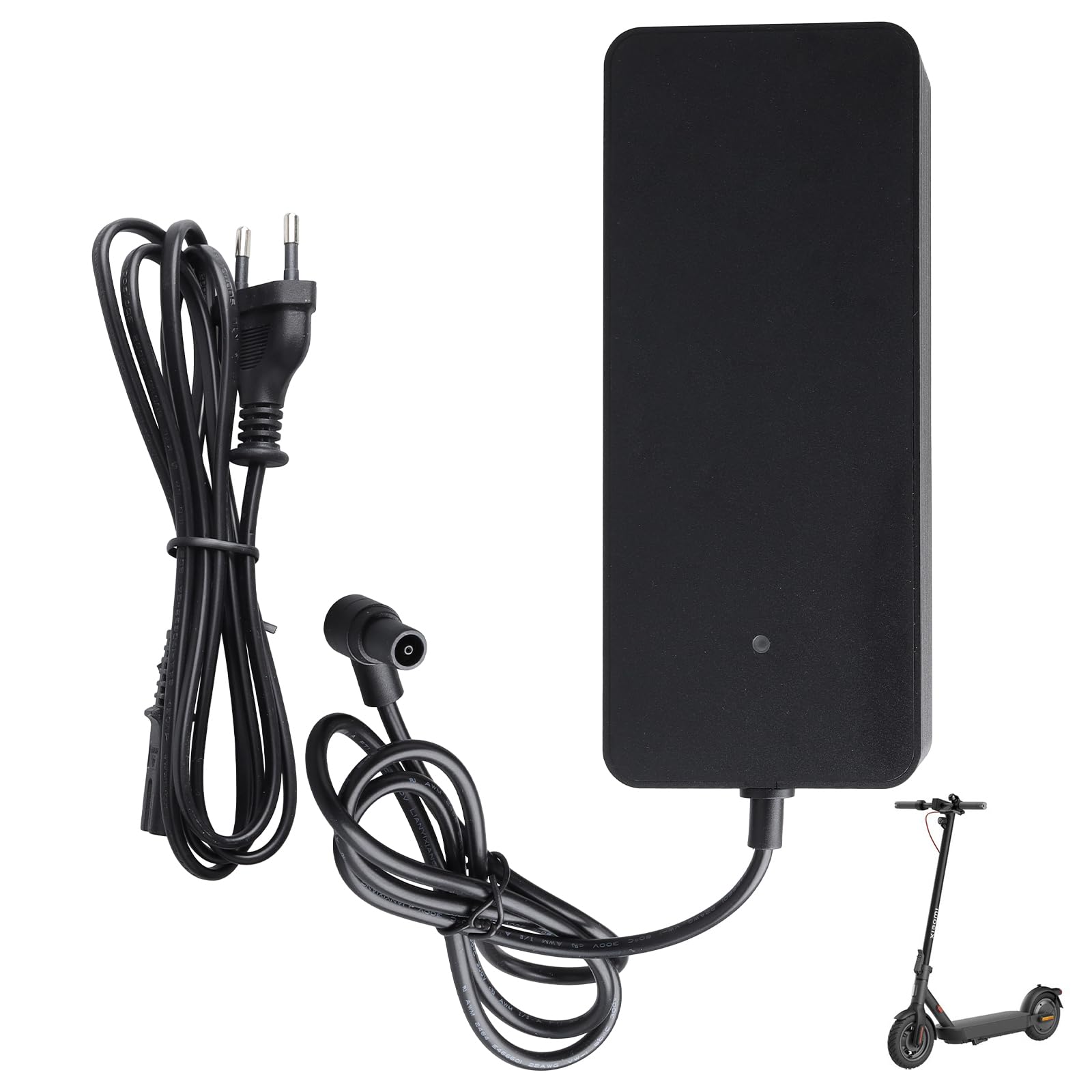 Chargeur de Scooter électrique 54.6V 2A pour Chargeur de Lithium 48V, Compatibilité avec Xiaomi 4 Pro 2e Génération, 4 Ultra, 5, 5 Pro, Chargeurs Hoverboard Ebike, Connecteur de Charge Rapide 9 mm