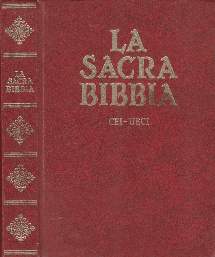 altre foto su richiesta La Sacra Bibbia. Edizione ufficiale della cei.