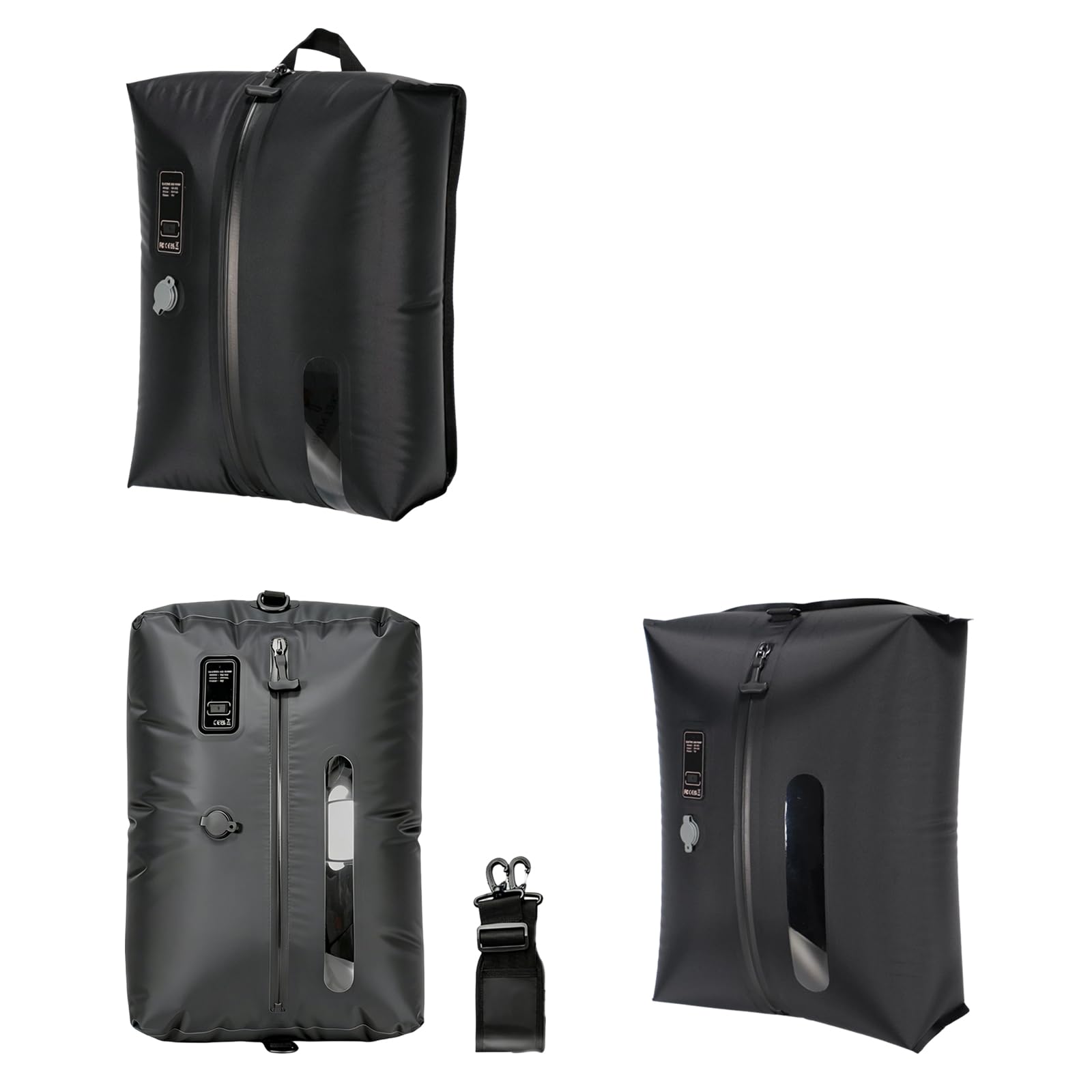 Bolsa de compresión sellada visible que incluye herramienta manual para una gestión eficaz del espacio del armario, bolsas de almacenamiento de ropa de cama
