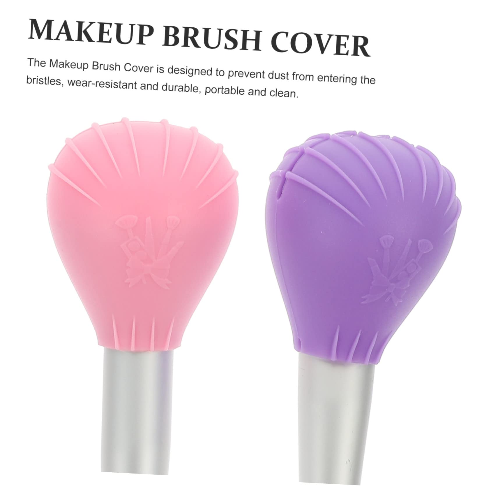 Housoutil 24pièces Housses De Réutilisables Pour Pinceaux De Maquillage Couvre-pinceaux Anti-poussière Et Étanches Pour Transport Rangement