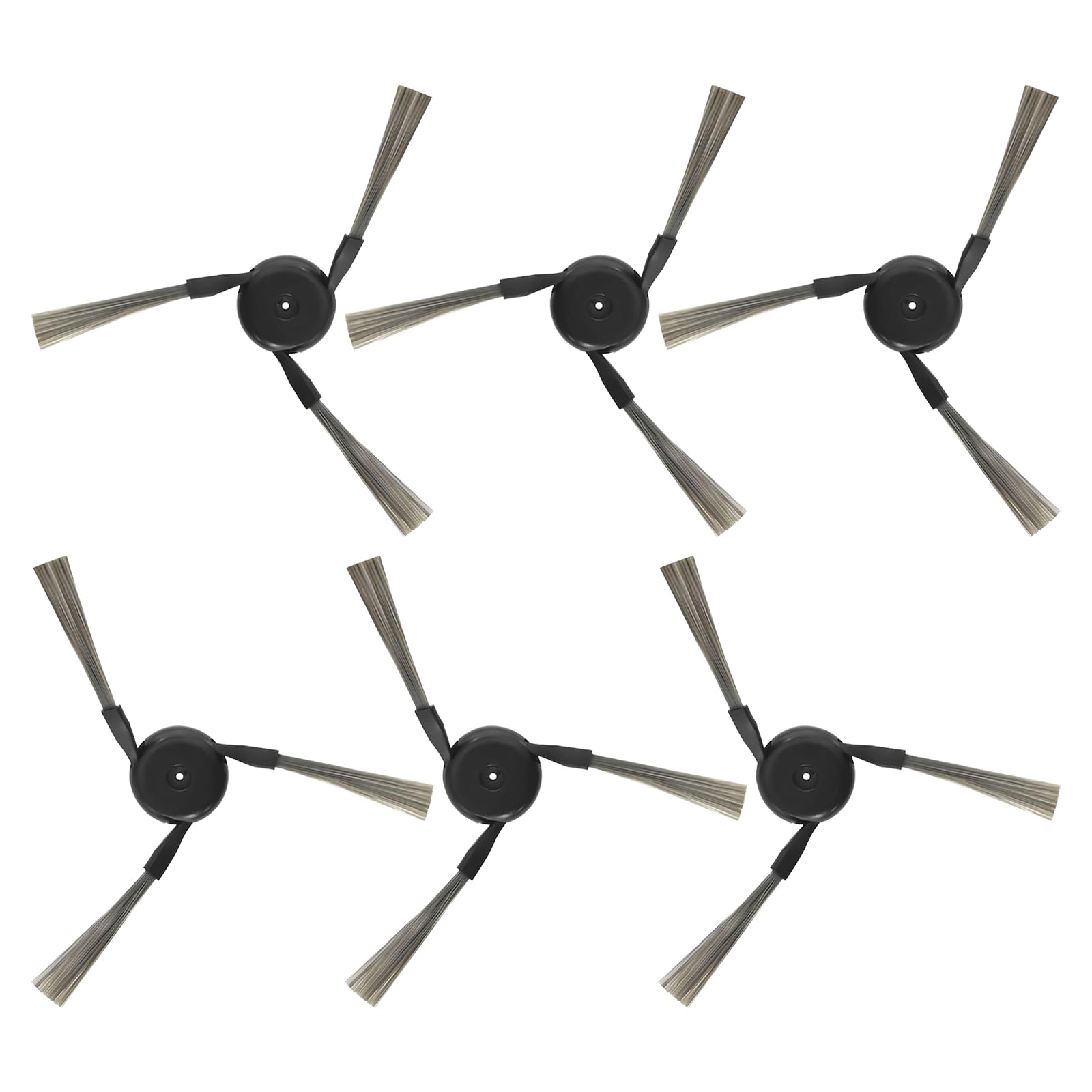 Msioytog 6Pcs Vacuum Cleaners Side Brush Replacement 3 Armed Side Brush for 40/40 Professional Robot Vacuum Cleaners Part Enduring Replacement Motor Module