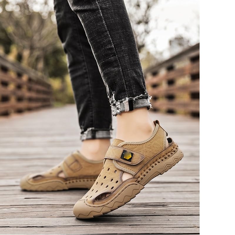 Men's Sandals Casual Outdoor Sandals Classic Men's Sandals Comfortable Breathable Sandals(40)4