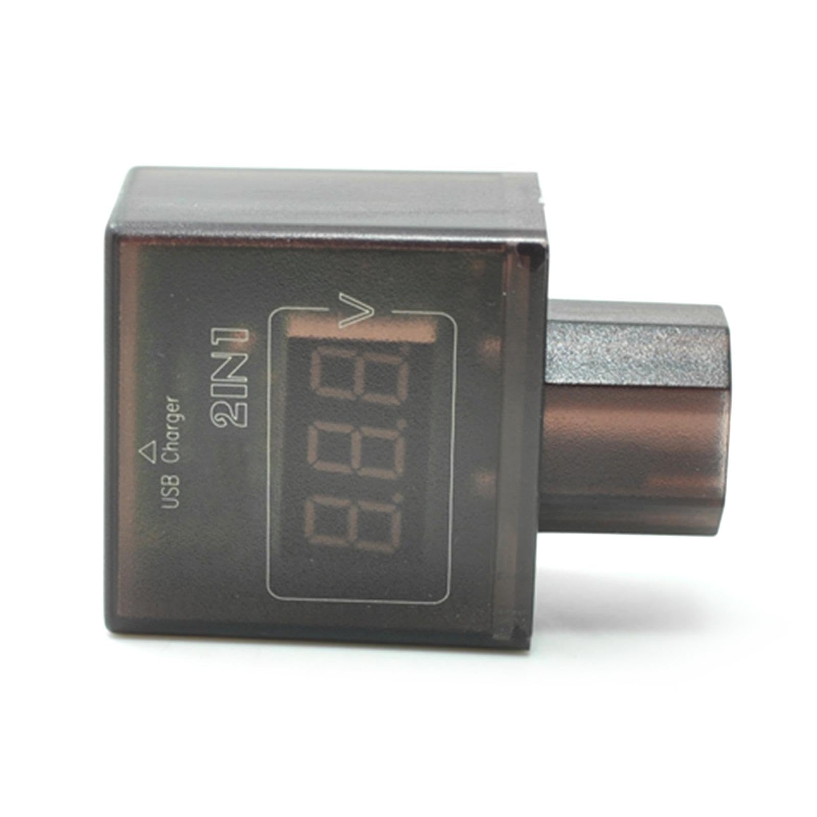 Tsophreniq Red Automotive Led Voltmeter Waterproof Round Design 36V / / 60V / 72V / 84V Voltages Meter For Marine Trucks Motorcycle Voltages Gauges