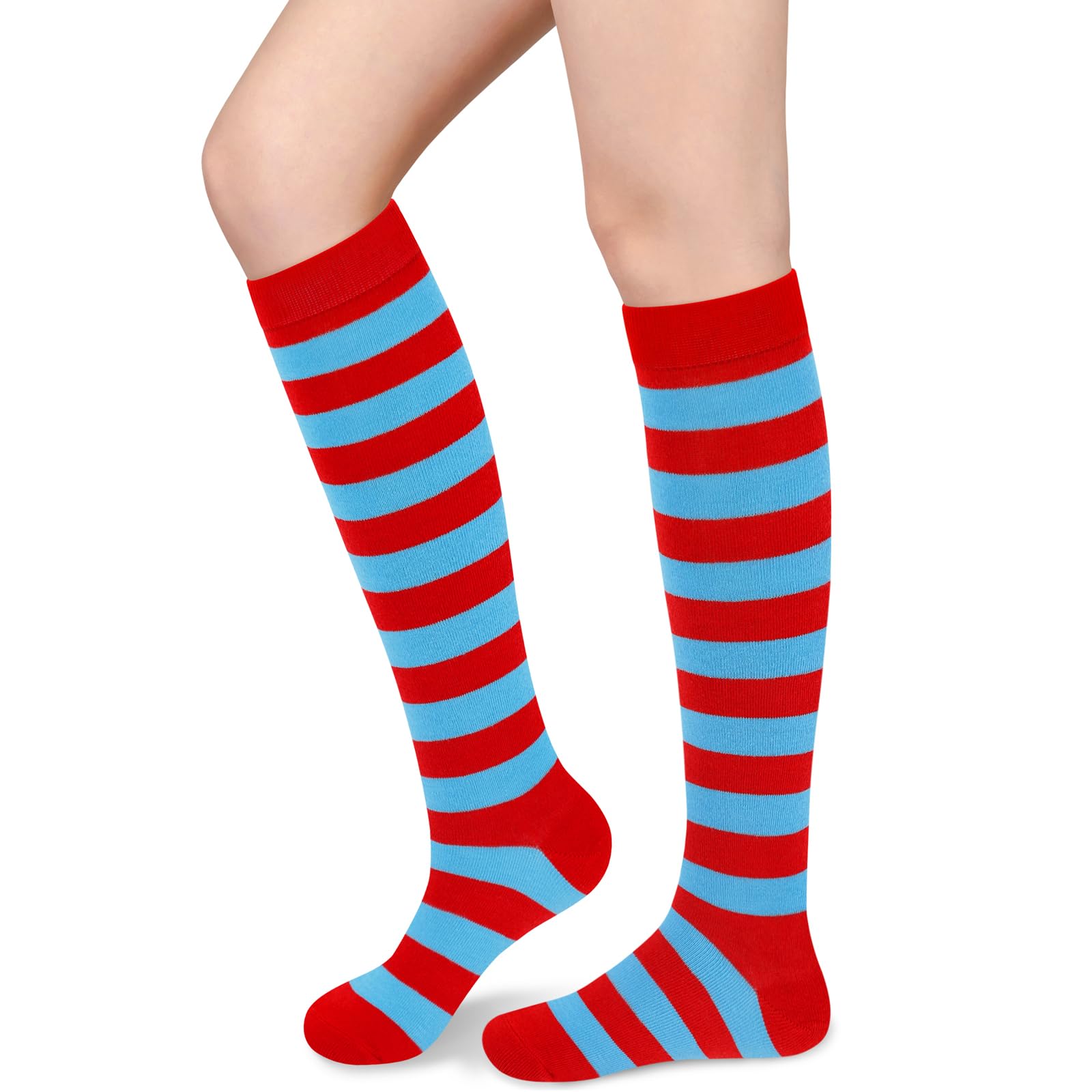 SarfelKnee High Socks for Women Knee Socks Tube Socks Womens Athletic Socks  Cotton Tall Socks Long Socks Knee High Stockings