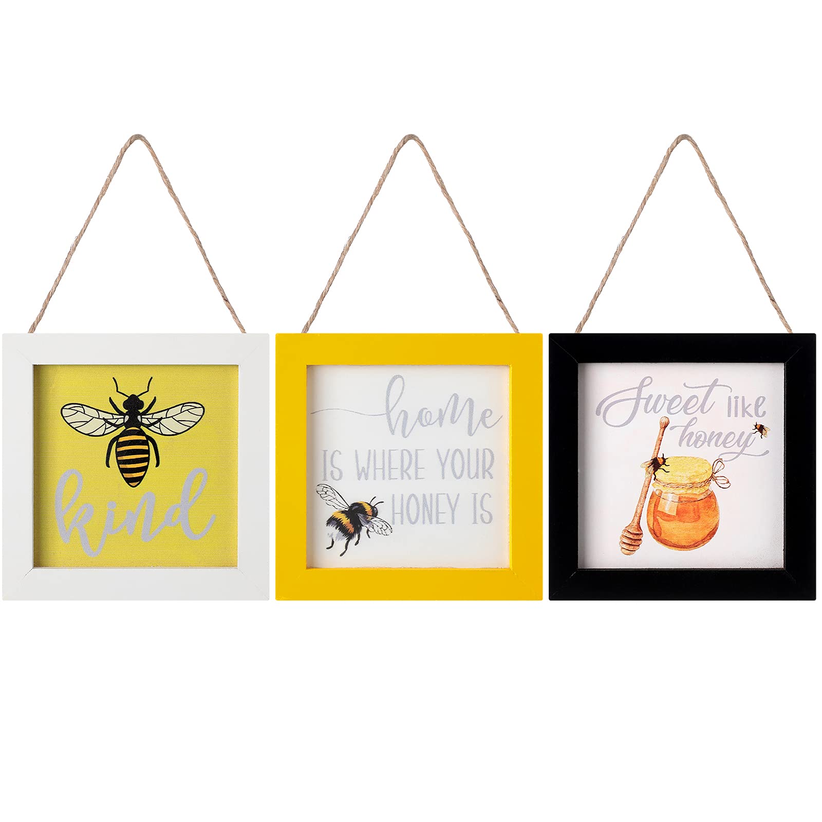 Décoration de cuisine en bois abeille pour égayer un plateau vide