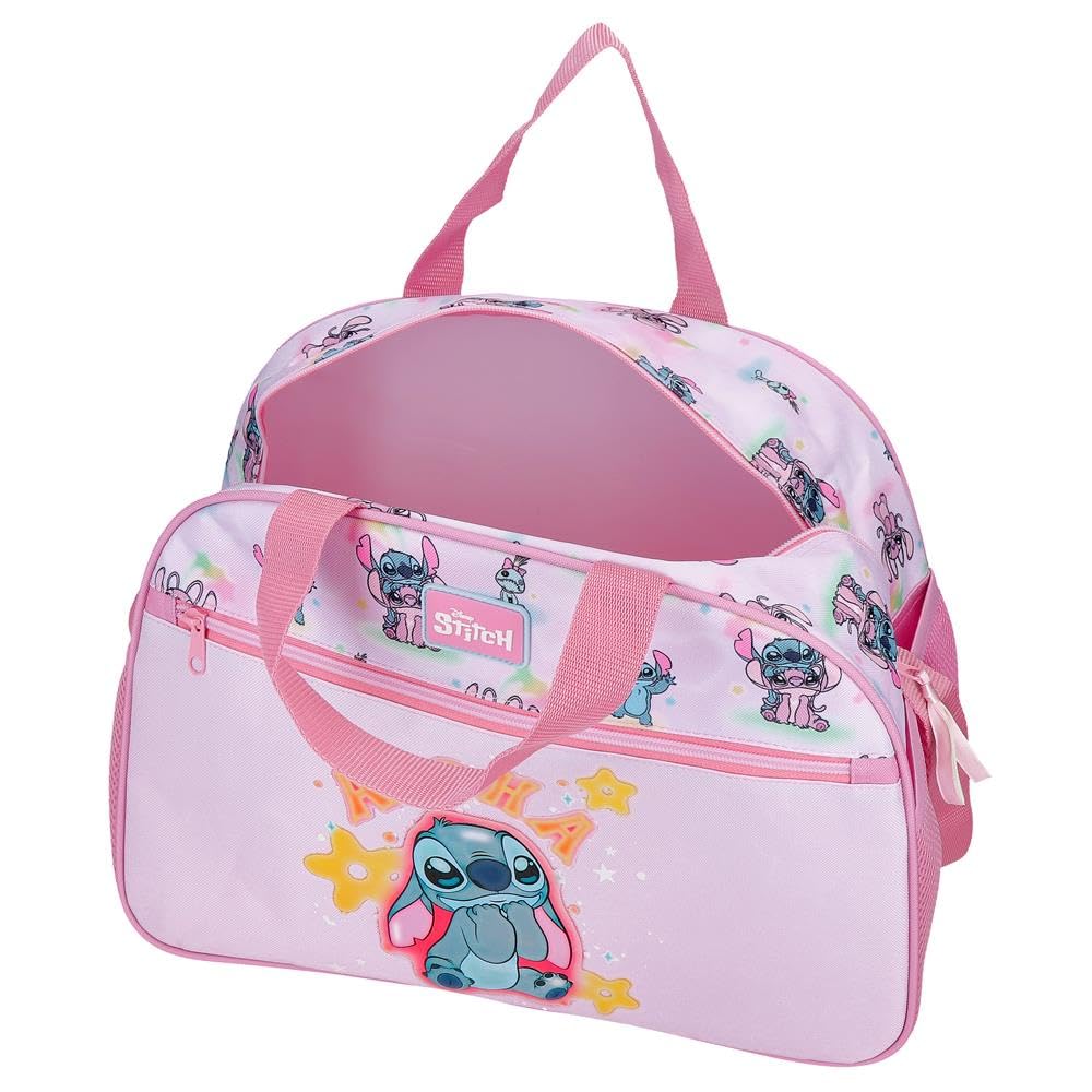 Joumma Disney Stitch You & Me Bolsa de Viaje Malva 40x28x22 cm Poliéster