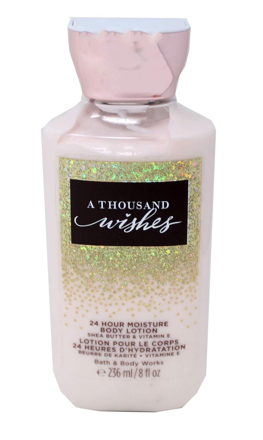Bath & Body WorksA Thousand Wishes 2019 Edition 24 hr Moisture Body Lotion with Shea Butter & Vitamin E 8 fl oz / 236 mL
