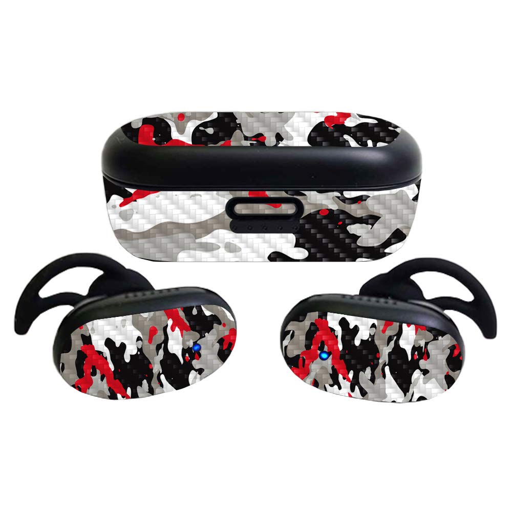 MightySkins Glossy Glitter Skin Compatible with Bose QuietComfort Earbuds (2020)