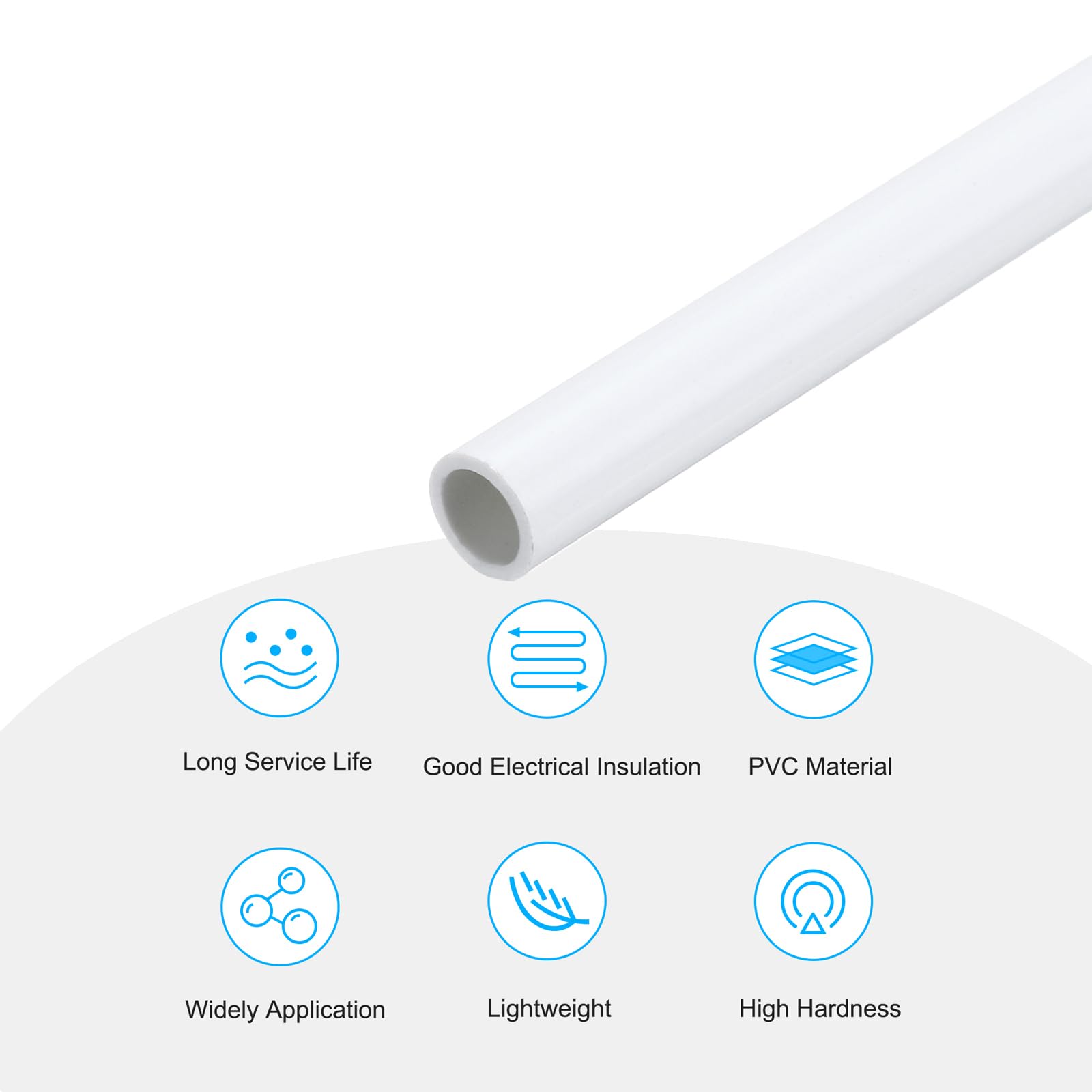 Tubo Rigido PVC Trasparente 32mm OD 25.6mm ID | Lunghezza 35cm | Per Acquari, Giardini, Impianti - Foto 7