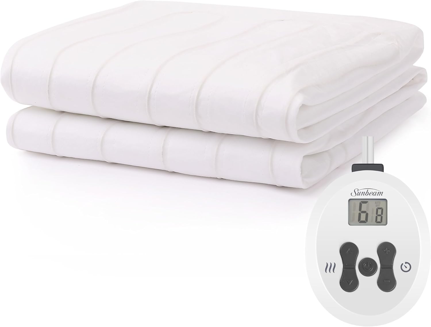 Sunbeam Restful Heated Mattress Pad Full, White Amazon.ca Home
