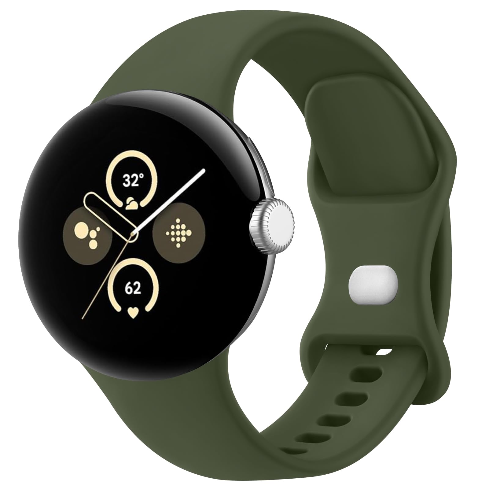 Mugust Silicone Strap Compatible with Google Pixel Watch Band - Image 3