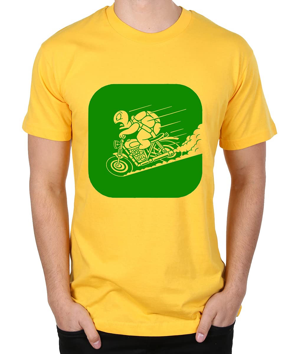 Men's Cotton Printed T-Shirt -Bullet Speed | 100% Cotton | Half Sleeves | Regular Fit | Printed | Round Neck | Graphic T Shirt