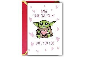 Baby Yoda One for Me Card