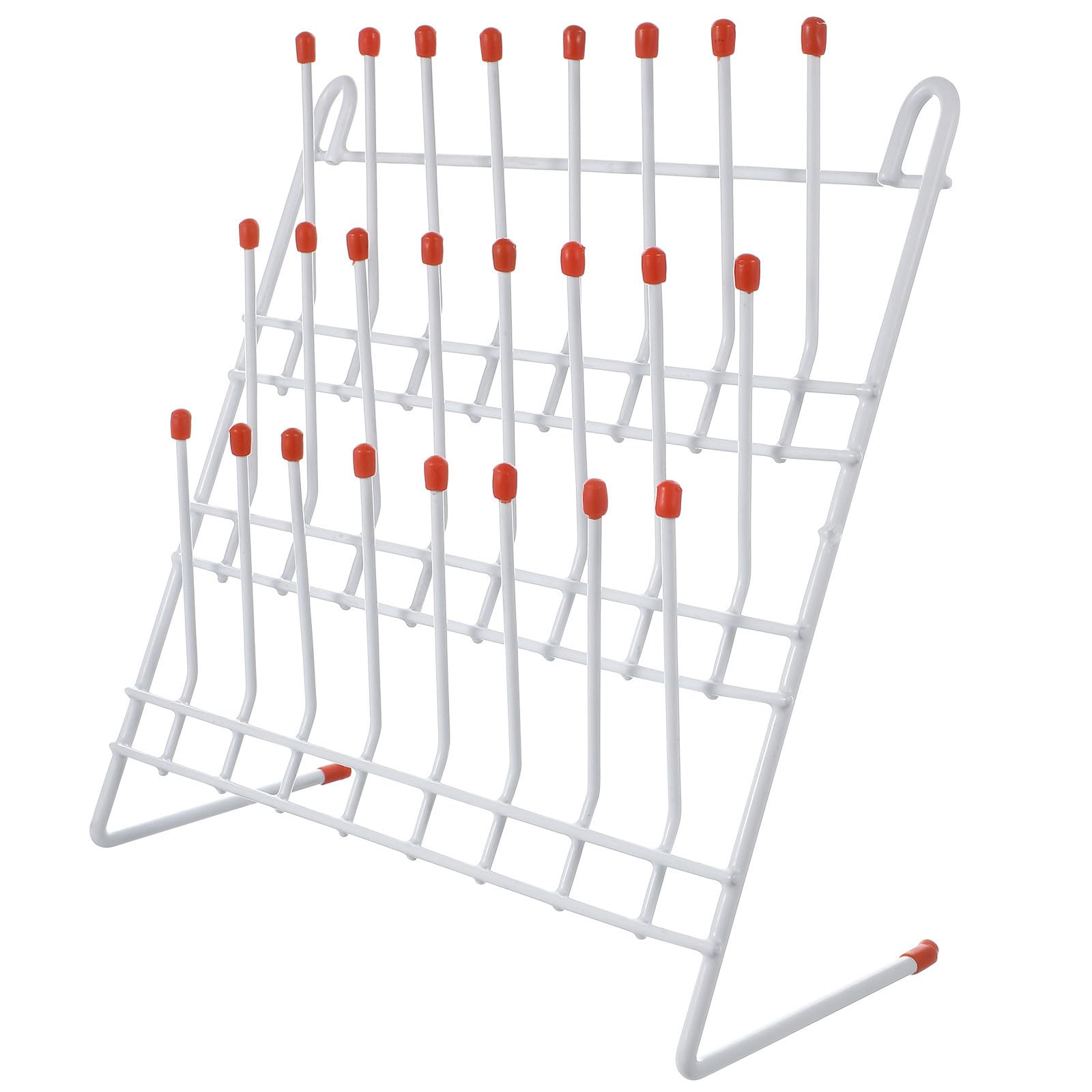 Soporte de Secado para Laboratorio, Rejilla de Tubos, 24 Puestos