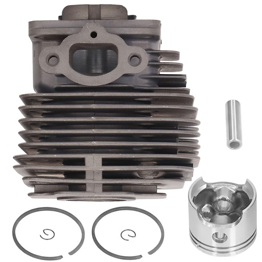 Realman 61212005B Kit de Anillo de pistón de Cilindro de 40 mm para Oleo Mac Sparta 37 38 370 380 381 EFCO 8370T 8371T 8731S DS3500T DS3800S DS3800T Stark-37IC Stark-38 Stark-3800S Cepillo Cortador