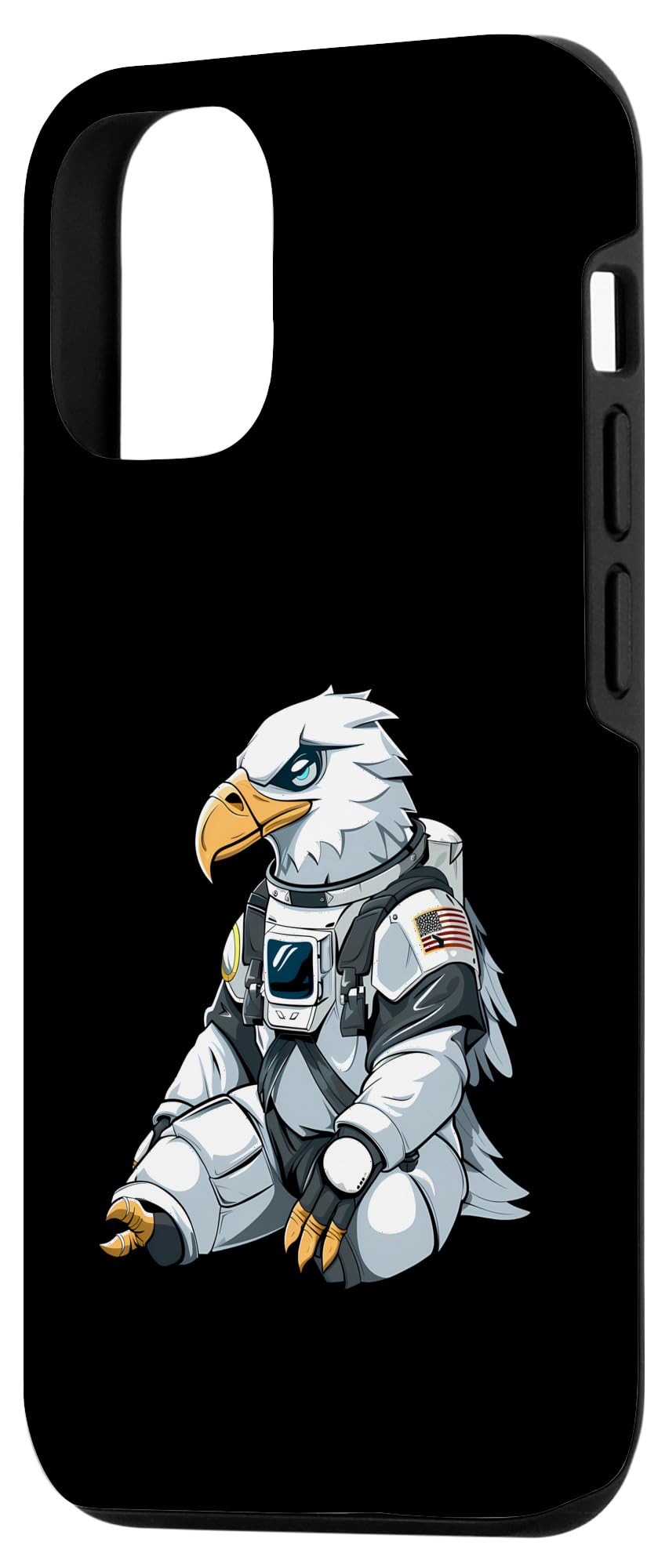 iPhone 15 Pro Animals In Space- Eagle Astronaut- Eagle in Space Case - Image 2