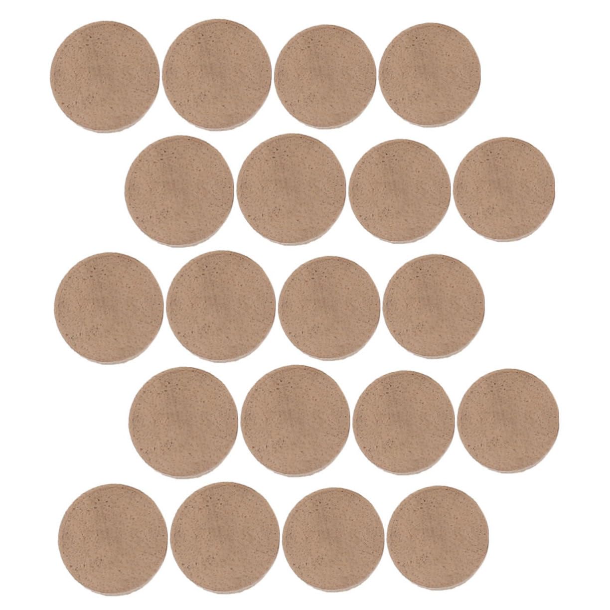 POPETPOP 20pcs Leather Pool Tips Replacement Durable Billiard Tips for Enhanced Control and Strike Effect Easy to Carry Essential Billiard Supplies