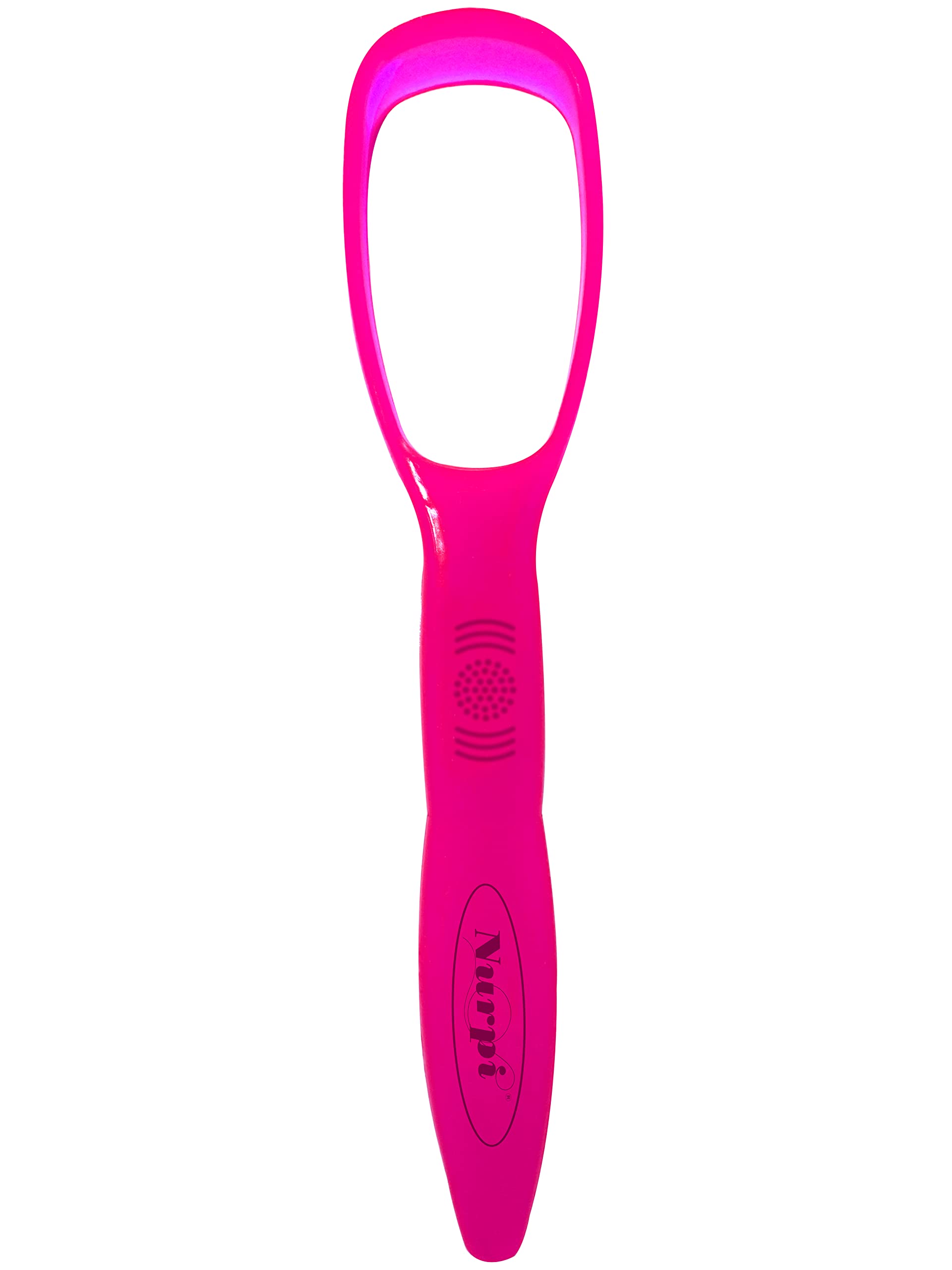 pink plastic Tongue Cleaner for Fights Bad Breath Oral Health Care Tool Tongue Cleaner Naturally & Oral Hygiene for Adults men & women - (pack of 1)