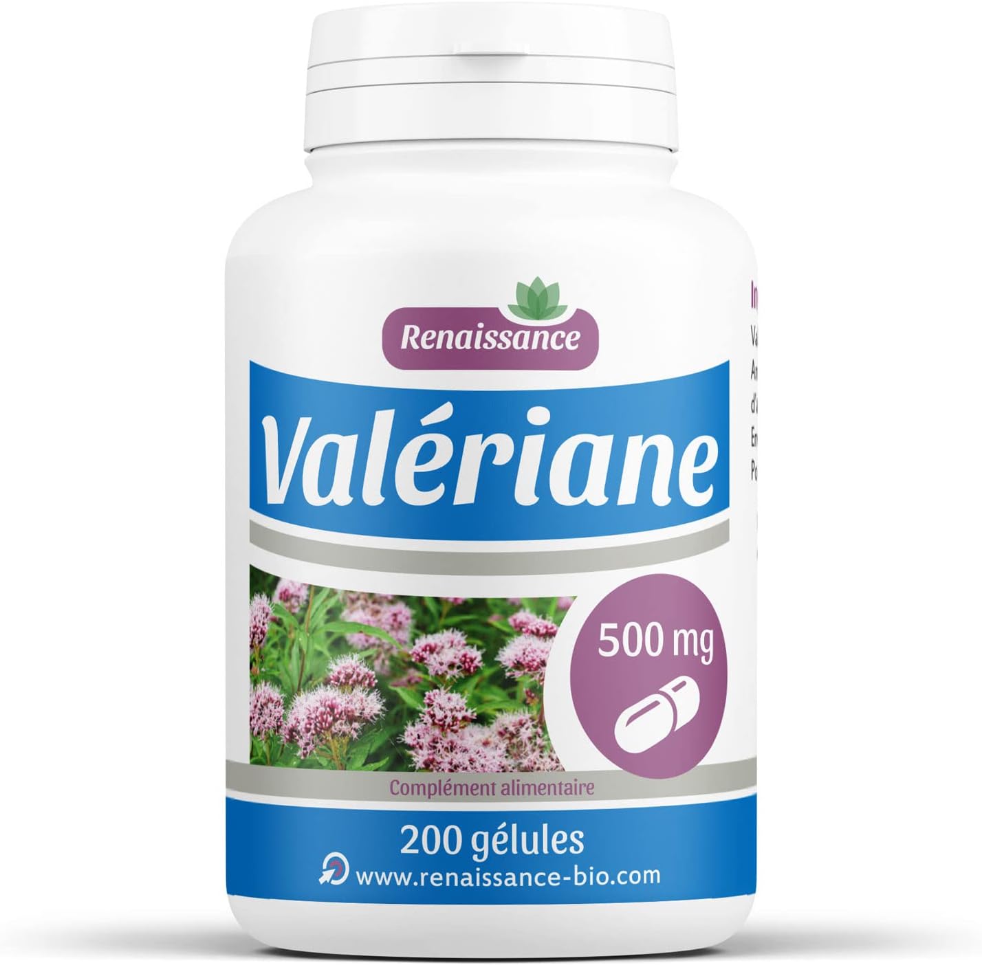 Valerian – 500 mg – 200 capsules