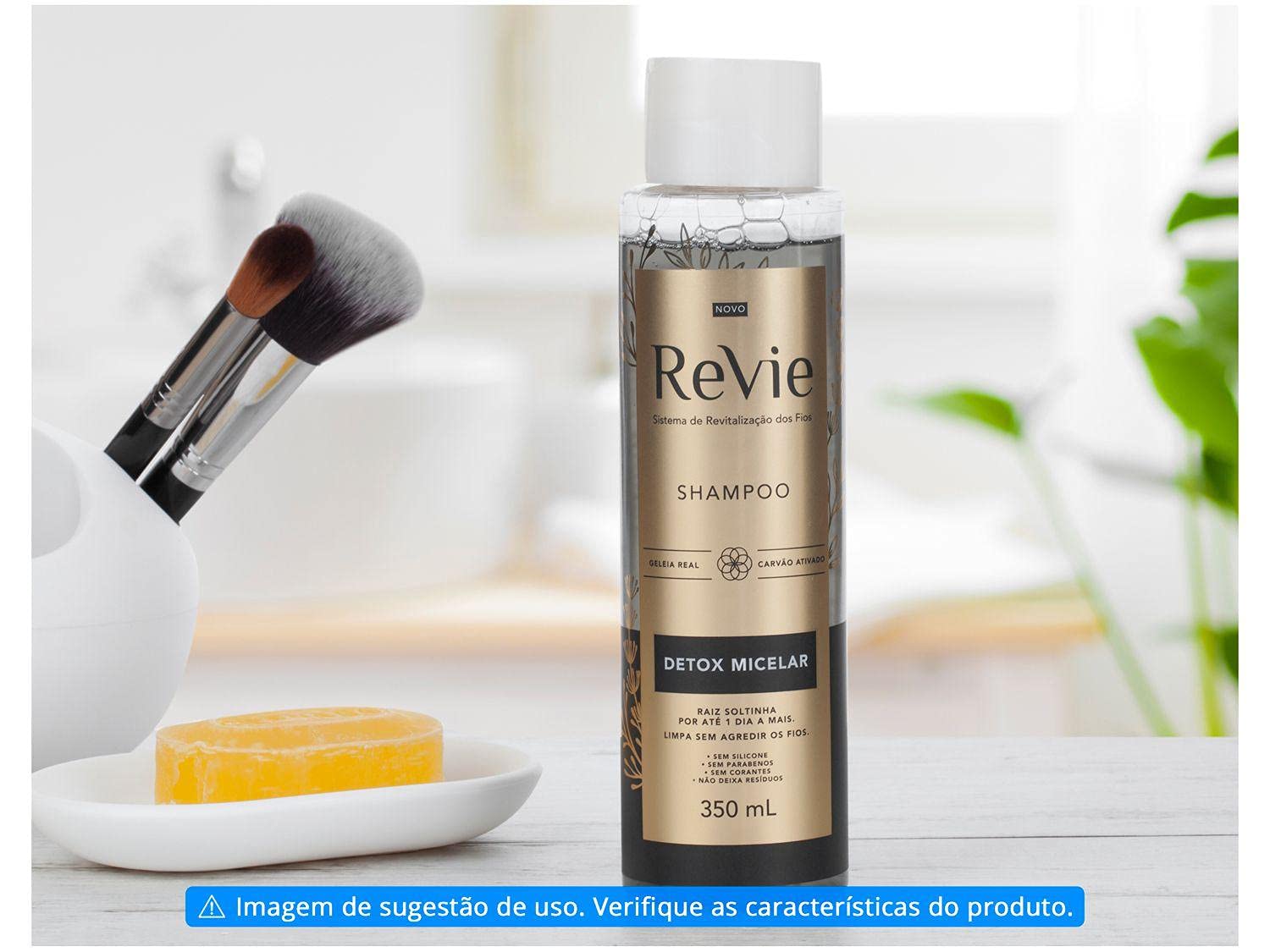 Shampoo Revie Detox Micelar, 350ml, Revie | Amazon.com.br