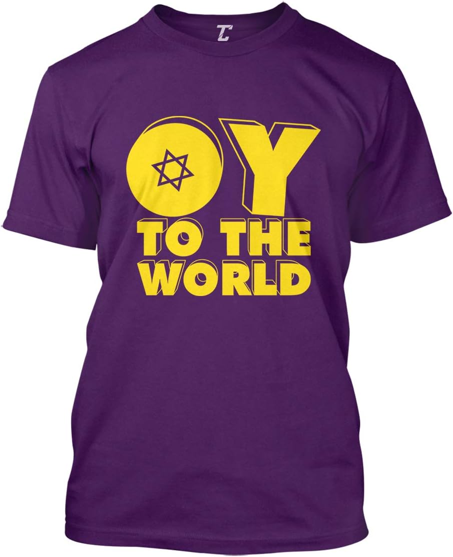 Oy to The World - Joy Jewish Pun Funny Men's T-Shirt
