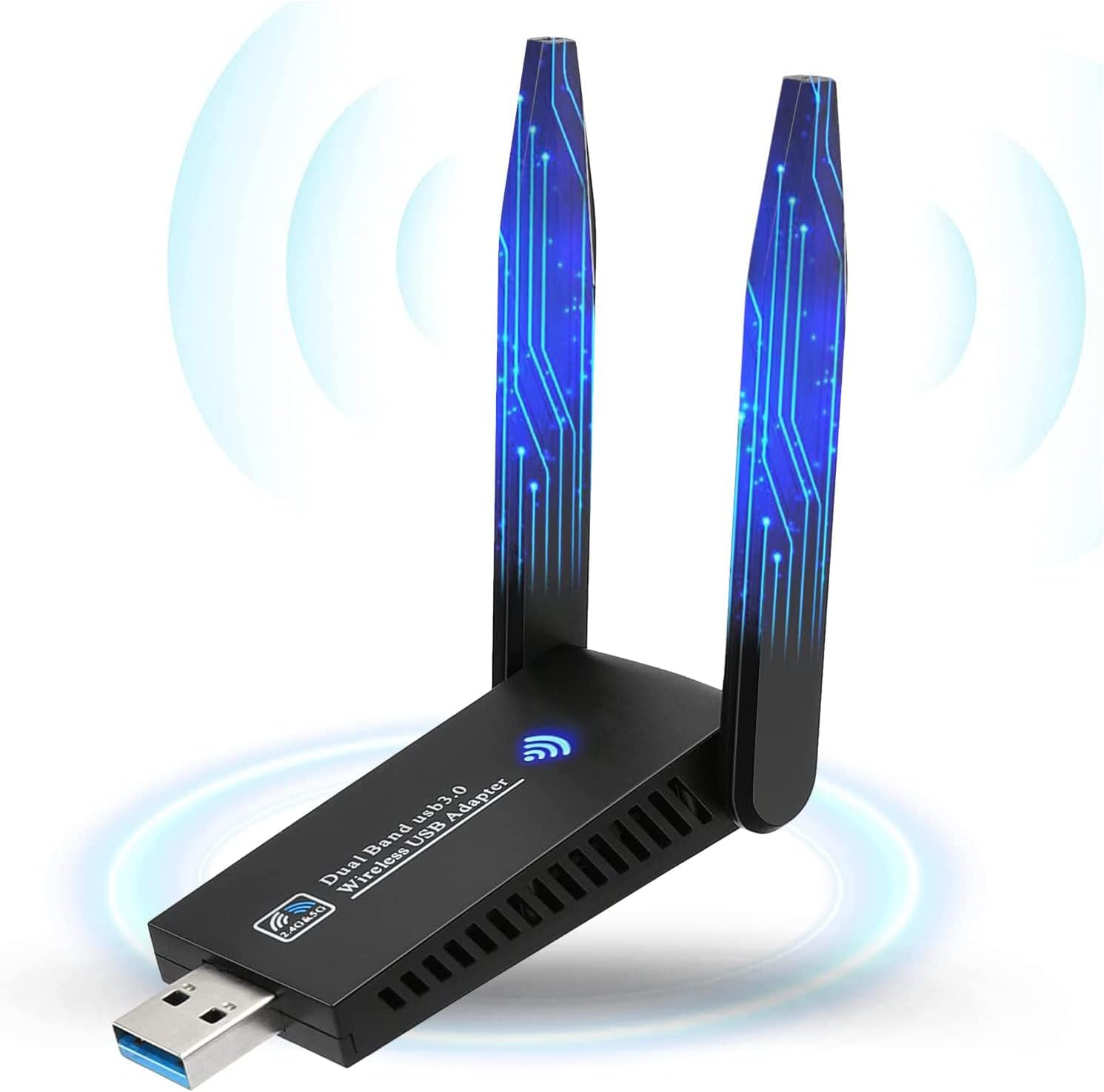 TARJETA DE RED TL WN8200ND INLANBRICO USB 2 ANTENA NEGRO