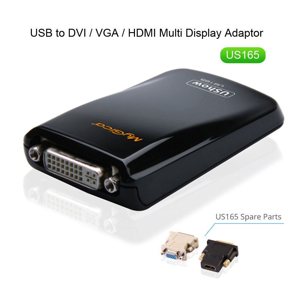 MyGica UShow USB 2.0 to VGA DVI HDMI Multi Display Adapter/Video Graphics Adapter for Multiple