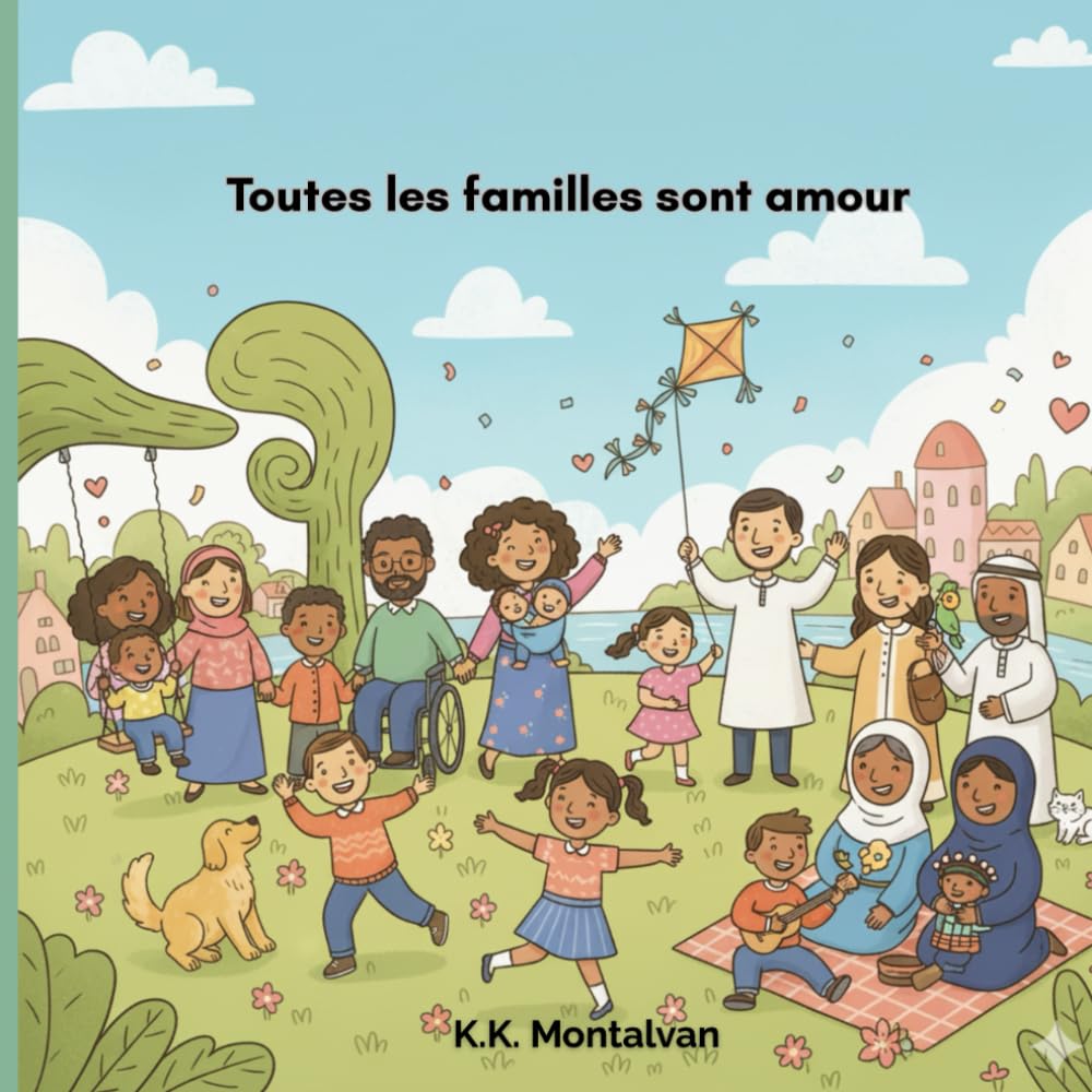 Un seul cœur rempli d’amour: Toutes les familles sont magnifiques: Un conte illustré qui célèbre la diversité familiale et la beauté de chaque hogar