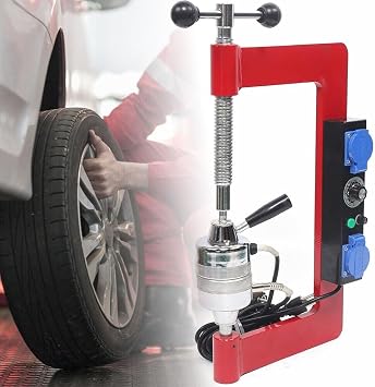 Auto Tire Vulcanizer, Tyre Heating Repair Machine, 150℃-180℃ Tyre Vulcanizing Machine, with Timing Constant Temperature Heavy-Duty Tire Repair Tool for Car Truck