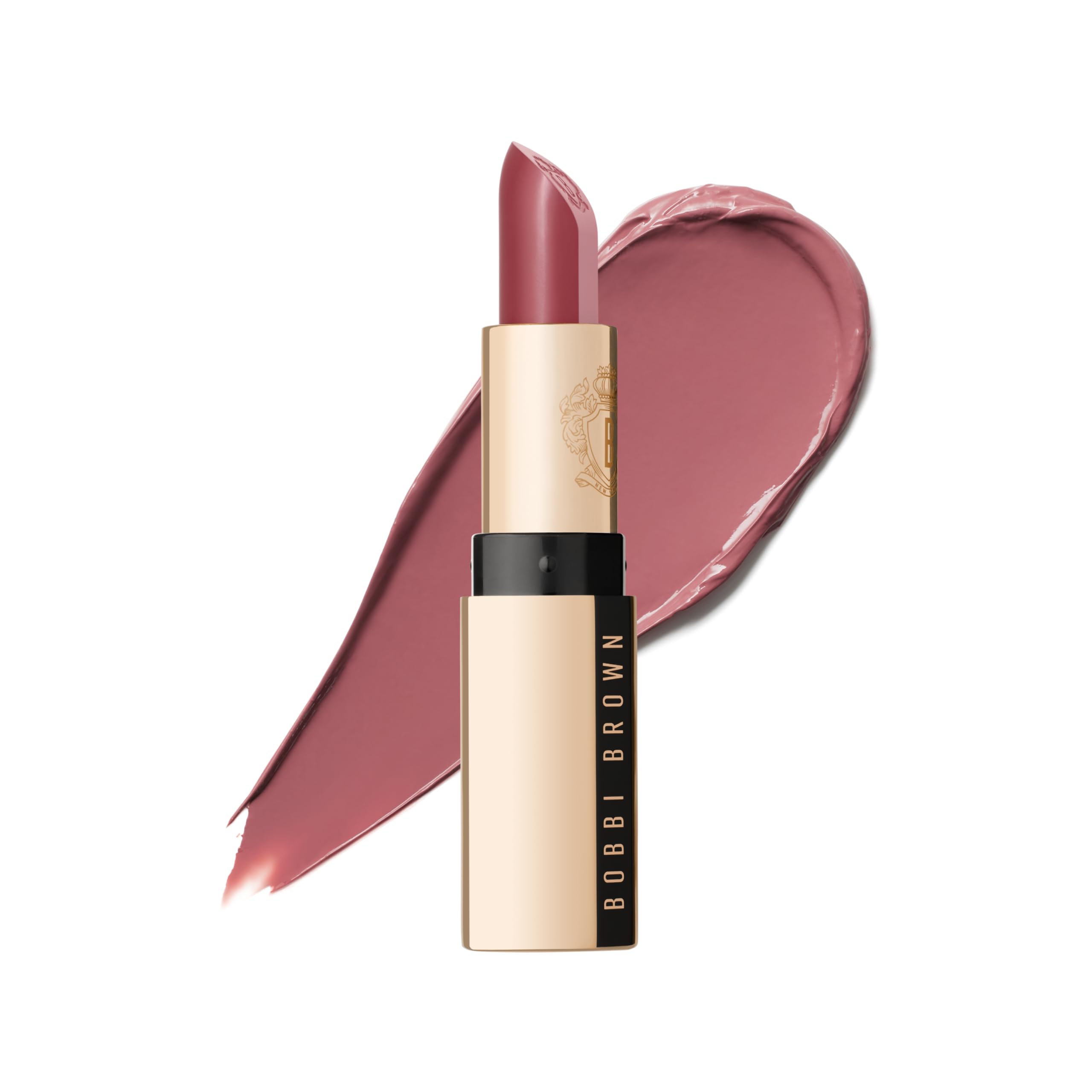 Bobbi Brown Luxe Lipstick | Bold, Skincare-Infused Lipstick for Rich Satin Finish | Chamomile Oil & Jasmine Flower Wax, 0.12 Ounce, Sandwash Pink