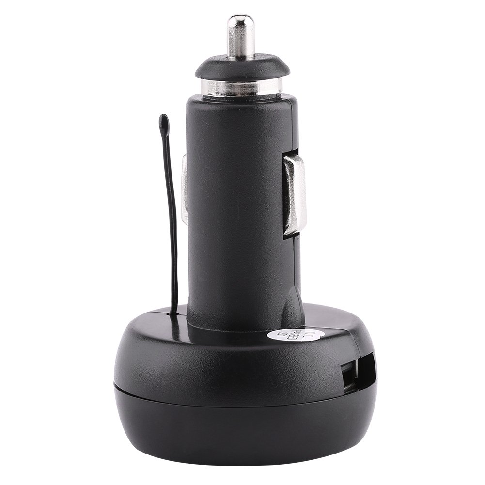 Accendisigari Auto 3 In 1 Con Voltmetro E Termometro - Caricatore USB 5V 2.1A Per Auto, Camper E Camion