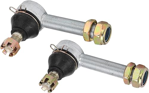 1 par de juntas de bola izquierda y derecha de 0.472 in, 0.630 in, aleación de acero, rótula para 150Cc 250Cc Quad Dirt Bike Atv Go Kart ciclomotor,