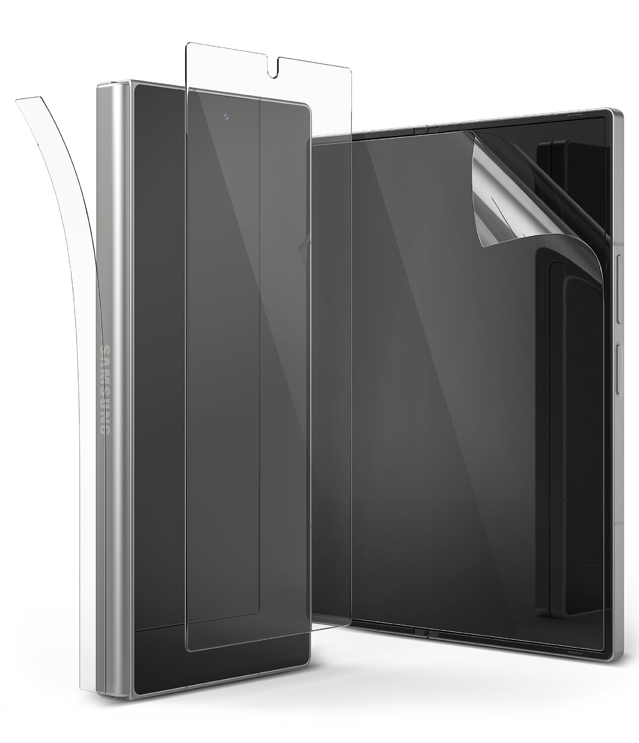 Ringke 3-in-1 Protector Combo Compatible with Samsung Galaxy Z Fold 6 Tempered Glass Protector for Interior/Exterior Screen Flexible EPU Non-Interference Film for Hinge Protection (B0D96WB2FL) Amazon Price History, Amazon Price Tracker