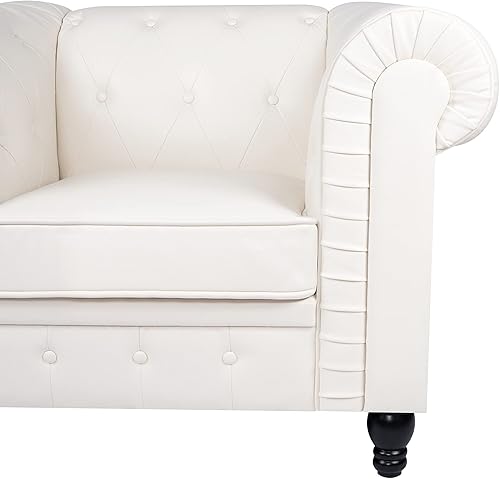 Miniatura 4 de Naomi Home Silla decorativa moderna de mediados de siglo, comodidad lujosa para salas de estar acogedoras, elegancia y serenidad, silla de club para