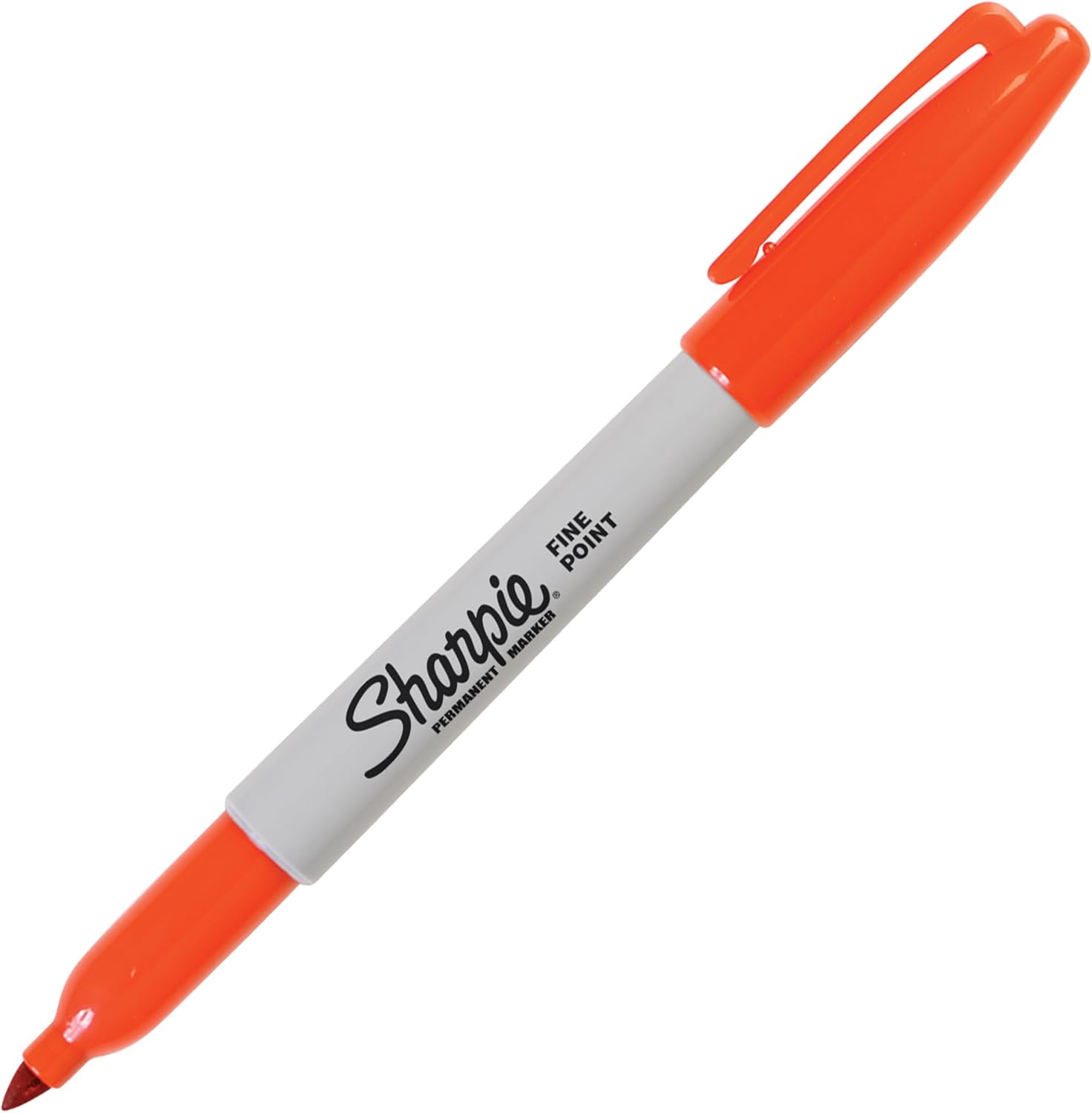 Sharpie Permanent Markers, Fine Point, Purple, Box of 12