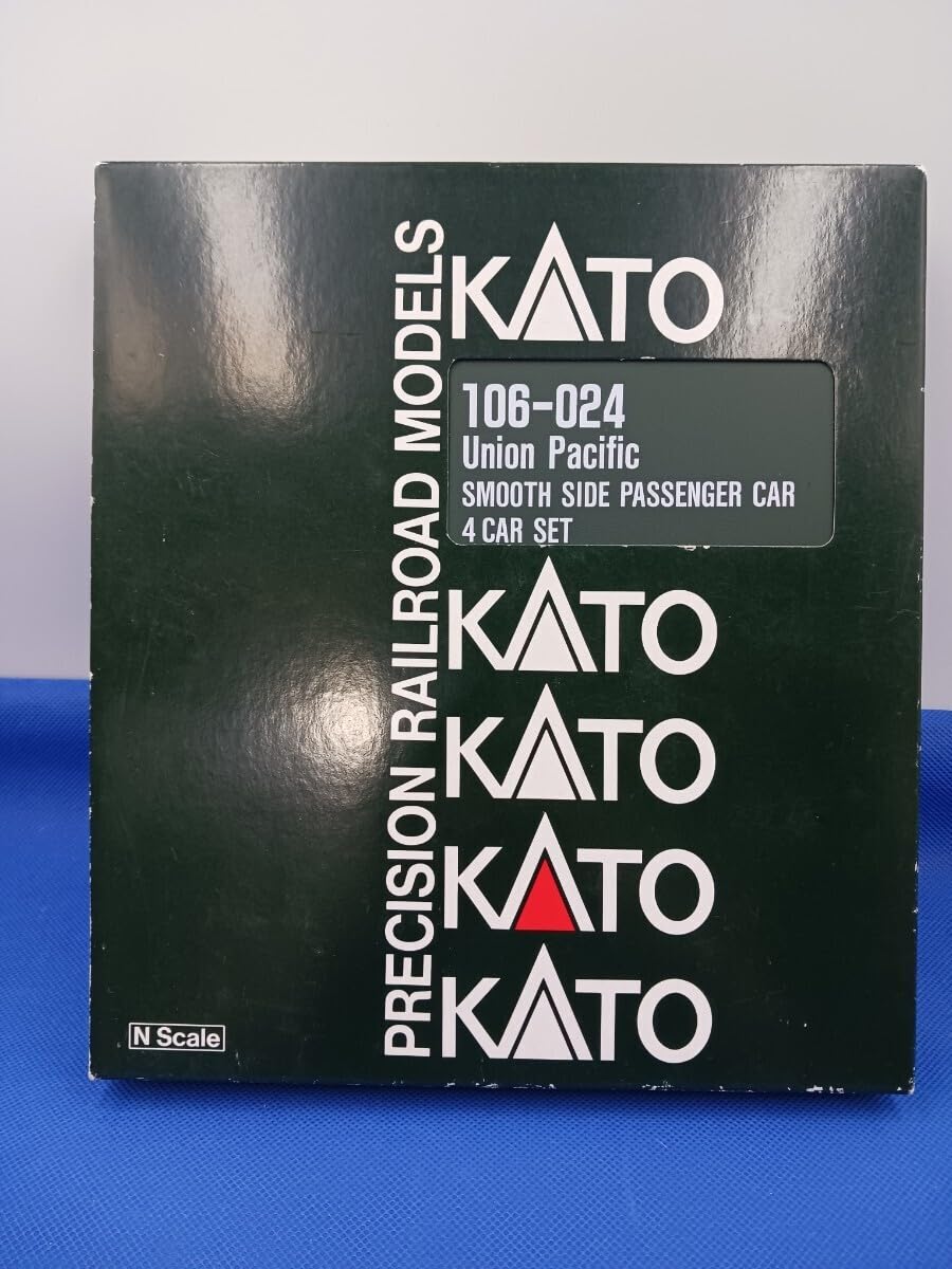 KATO 106-024 Union Pacific 4両セット N Scale Kato #106-024 UP Union Pacific Smooth Side Passenger