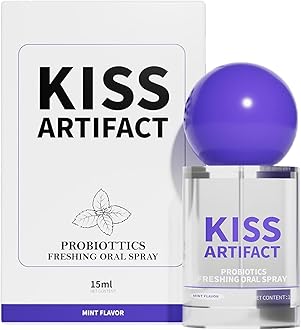 Probiotic Oral Spray, 15ml Probiotic Breath Spray, Natural Mints Mouth Freshener Spray for Date Kiss Artifact