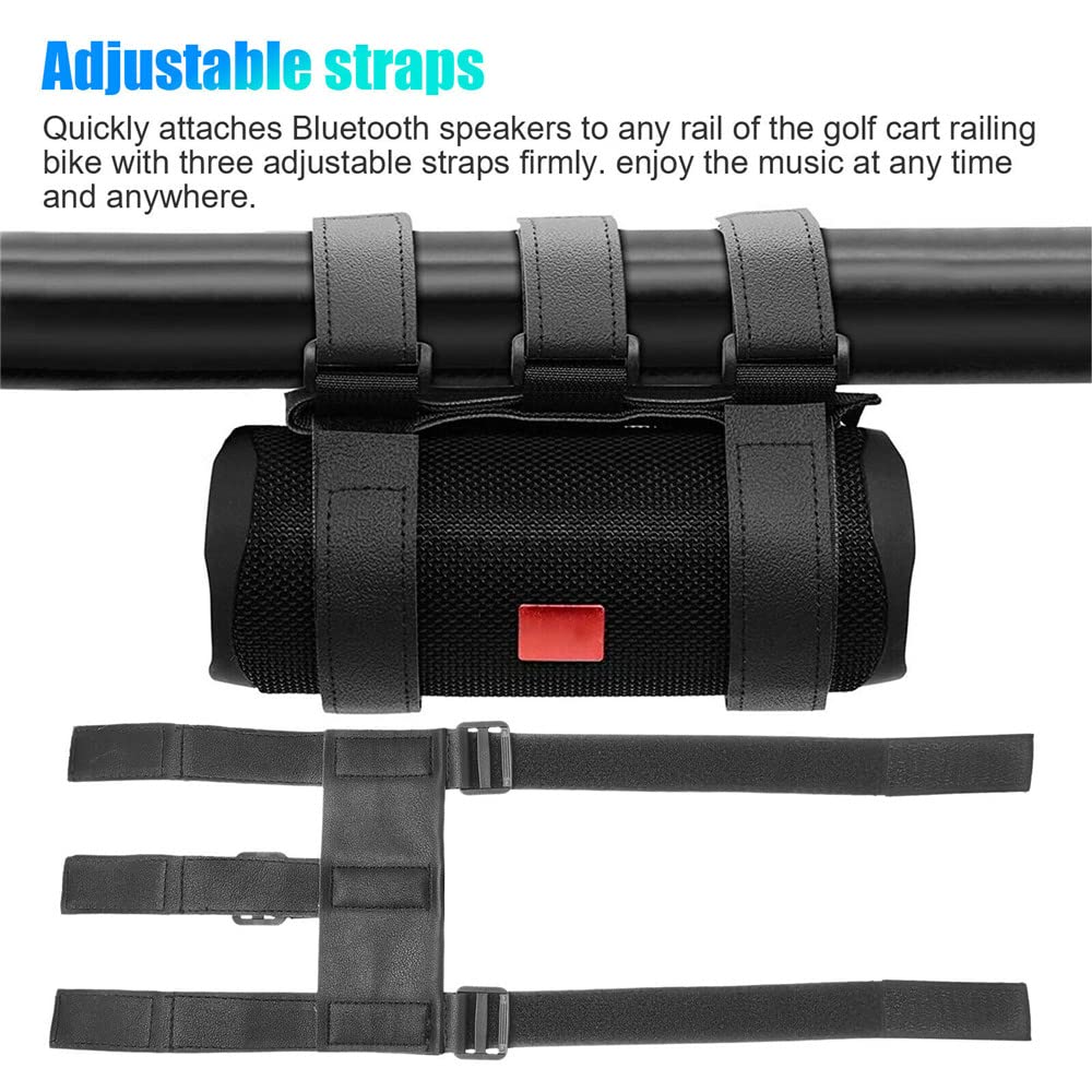 Support Haut-Parleur Pour Vélo - Sangle Réglable Antidérapante, Pour VTT, Golf, 70g - 4