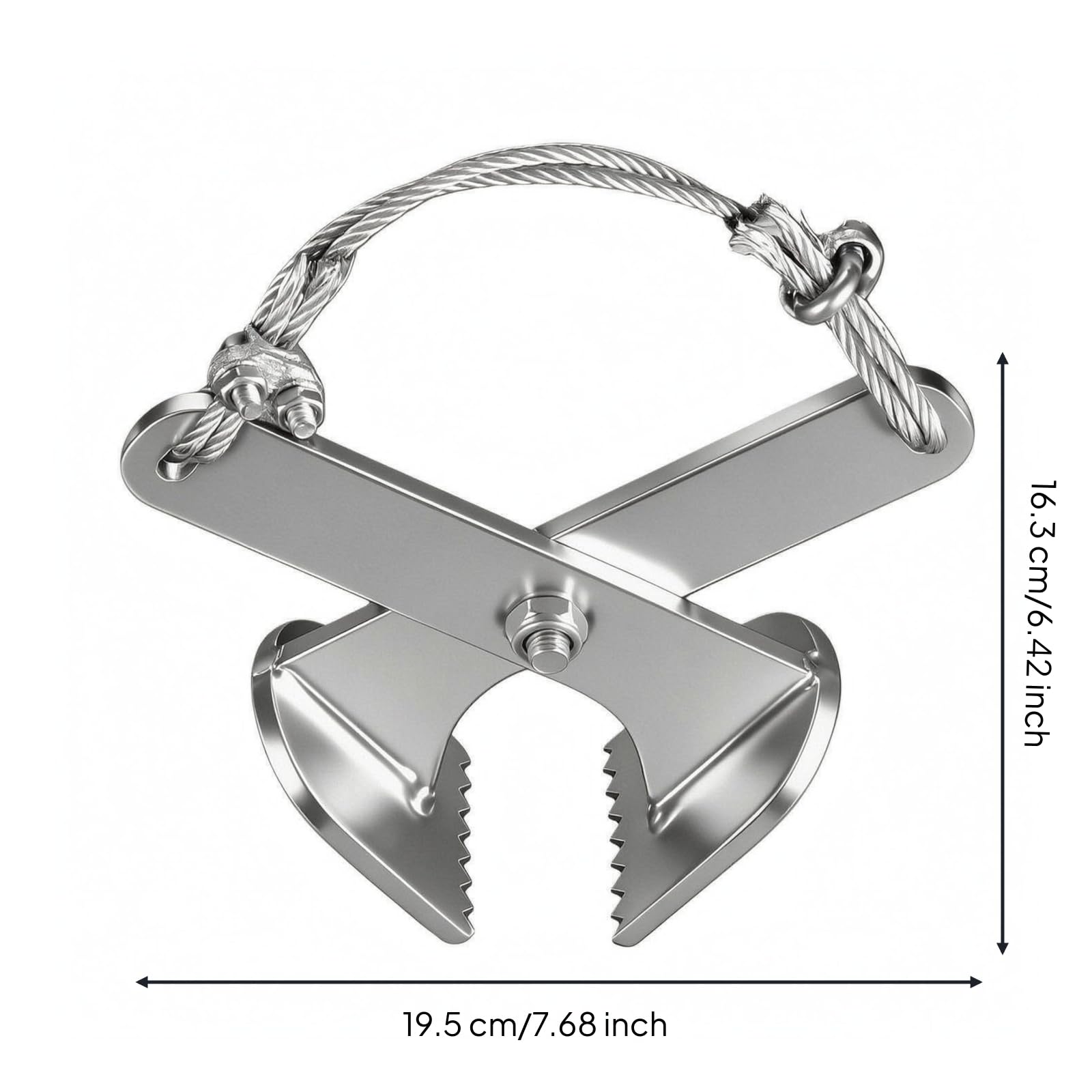 Extracteur à Mâchoires Crantées Alliage Métallique, Arrache-Herbes à Pince Effort Réduit, Arrache-Herbes à Levier pour Verger, Outil d'Arrachage de Mauvaises Herbes, Argent