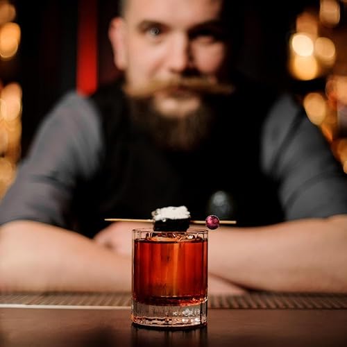 Miniatura 7 de ALINK 100 PCS Glitter Cocktail Picks, Christmas Colorful Pearl Cocktail Skewers for Appetizers, Fancy Wooden Toothpicks for Appetizers, Food,