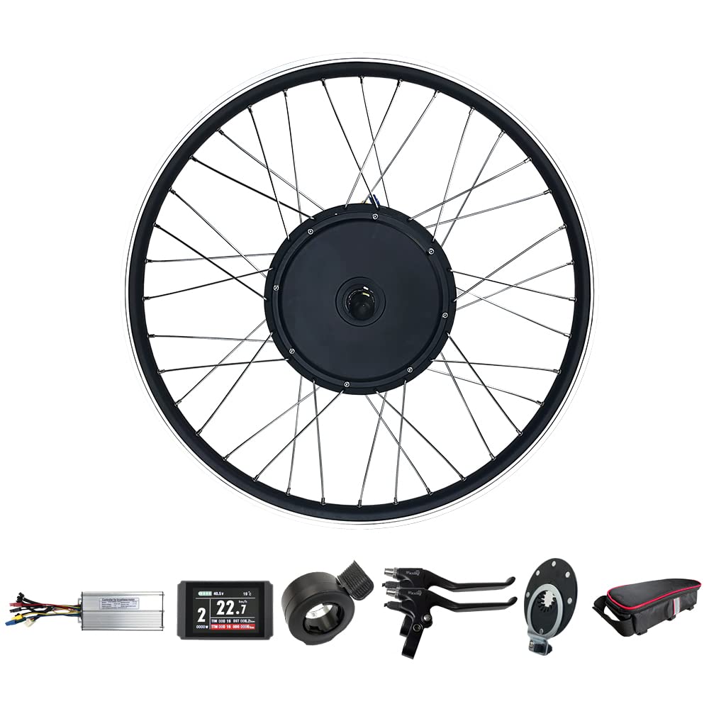 Buy Electric Bike 48V 1500W 26" Hub Motor Wheel Ebike Conversion Kit