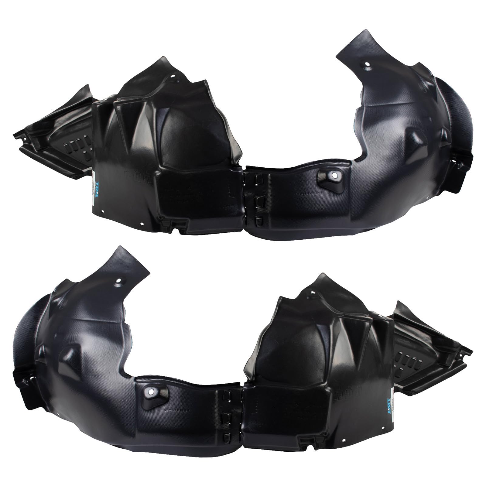 TRQ Front Inner Fender Liner Set | For 2012-2016 Chevrolet Sonic GM1248236 GM1249236