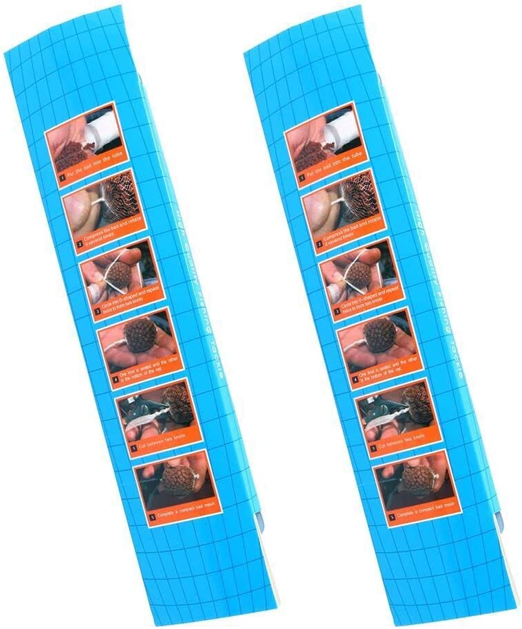 Recharge Filet PVA Soluble Namvo – 2 X 5 Mètres, Micro Mesh 44 Mm, Dissolution Lente, Pour Appâts Pêche Toutes Saisons