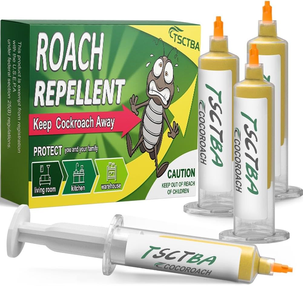TSCTBA Cockroach Repellent, Roach Repellent Indoor, Get Rid of Cockroaches, Roach